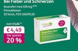 Ibuprofen mea 400 mg Filmtabletten bei mea - meine apotheke im Prospekt "" für 4,49 €