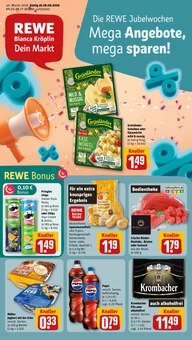 REWE Prospekt Dein Markt mit 32 Seiten