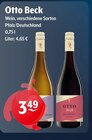 Weißburgunder oder Dornfelder im Angebot bei Getränke Hoffmann in Monheim Weißburgunder oder Dornfelder Angebote von Otto Beck bei Getränke Hoffmann Monheim für 3,49 €