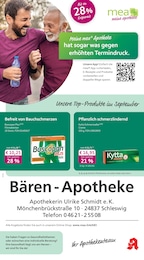 mea - meine apotheke Prospekt für Schleswig mit 4 Seiten mea - meine apotheke Prospekt für Schleswig: "Unsere September-Angebote", 4 Seiten, 01.09.2025 - 30.09.2025