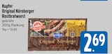 Original Nürnberger Rostbratwurst im EDEKA Prospekt Original Nürnberger Rostbratwurst von Kupfer im aktuellen EDEKA Prospekt für 2,69 €