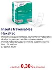Inserts traversables - HEXAPAD dans le catalogue Technicien de Santé