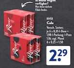 Cola von RIVER im aktuellen ALDI SÜD Prospekt für 2,29 €