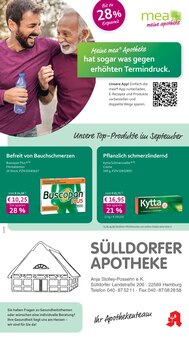 Aktueller mea - meine apotheke Prospekt "Unsere September-Angebote" Seite 1 von 4 Seiten für Hamburg