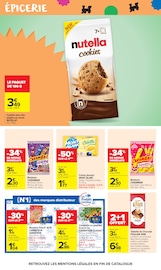Promos Nutella dans le catalogue "LE MOIS MONOPOLY" de Carrefour Market Nutella en promo dans le catalogue Carrefour Market à la page 35