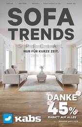 Sofa Angebot im aktuellen Kabs Prospekt auf Seite 1