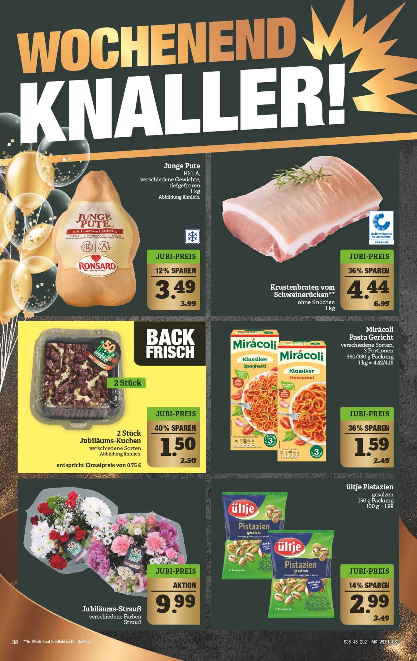 Marktkauf Prospekt für Limbach-Oberfrohna mit 2 Seiten Marktkauf Prospekt für Limbach-Oberfrohna: "WOCHENEND-KNALLER!", 2 Seiten, 02.12.2021 - 04.12.2021