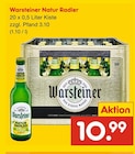 Aktuelle Radler Angebote bei Netto Marken-Discount in Recklinghausen Aktuelles Natur Radler Angebot bei Netto Marken-Discount in Recklinghausen ab 10,99 €