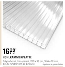 HOHLKAMMERPLATTE Angebote bei OBI Potsdam für 16,29 €