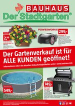 BAUHAUS Prospekt für Lübbenau mit 1 Seiten BAUHAUS Prospekt für Lübbenau: "Der Gartenverkauf ist geöffnet!", 1 Seiten, 28.04.2021 - 31.05.2021