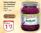 Rotkraut Angebote von Hainich bei GLOBUS Gotha für 1,19 €