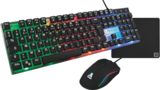 Pack gaming clavier KEYZ140FR, souris KULT160, tapis souris - THE G LAB en promo chez Carrefour Colmar à 24,99 €