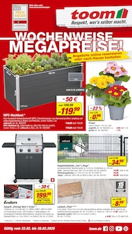 Gasgrill Angebot im aktuellen toom Baumarkt Prospekt auf Seite 1