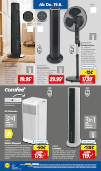 Kühl-Gefrierkombi Angebot im Lidl Prospekt, gültig von 16.06.2025 bis 21.06.2025 Kühl-Gefrierkombi Angebot im aktuellen Lidl Prospekt auf Seite 28