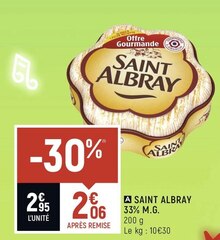 Petit Casino La Patte d'Oie - SAINT ALBRAY 33% M.G. Promo SAINT ALBRAY 33% M.G. dans le catalogue Petit Casino "Le grand live des marques #Les promos font le show ! !" à La Patte d'Oie