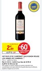 IGP Pays d'Oc Cabernet Sauvignon Rouge - Les Ormes de Cambras en promo chez Intermarché Hyper IGP Pays d'Oc Cabernet Sauvignon Rouge - Les Ormes de Cambras dans le catalogue Intermarché Hyper
