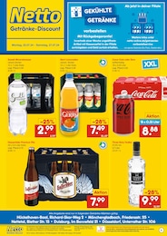 Netto Marken-Discount Prospekt für Mönchengladbach: "Gekühlte Getränke", 2 Seiten, 22.07.2024 - 27.07.2024