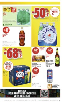 Promo Bière dans le catalogue Casino Supermarchés du moment à la page 25