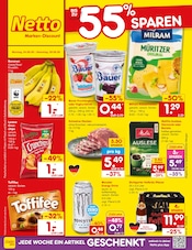Bananen im Netto Marken-Discount Prospekt in Ravensburg Aktueller Netto Marken-Discount Prospekt mit Bananen, "Aktuelle Angebote", Seite 1