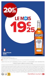 Prix et réduction Ricard dans le prospectus Carrefour Market en cours Offre Ricard dans le catalogue Carrefour Market du moment à la page 2