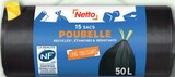 Sacs poubelle liens coulissants 15x50L - Netto à 4,83 € dans le catalogue Netto
