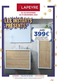 Lapeyre Catalogue "Les instants présents", 1 page, Perpignan,  30/11/2022 - 31/12/2022