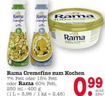 Cremfine zum Kochen oder Rama im Angebot bei E center in Mannheim Cremfine zum Kochen oder Rama Angebote von Rama bei E center Mannheim für 0,99 €