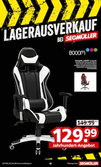 Bürostuhl im aktuellen Segmüller Prospekt (Mannheim) Bürostuhl im Segmüller Prospekt "LAGERAUSVERKAUF BEI SEGMÜLLER" mit 56 Seiten (Mannheim)