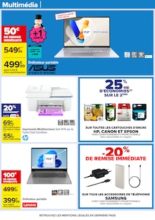 Promotion Ordinateur Portable dans le prospectus Carrefour, valable du 16/09/2025 au 29/09/2025 Promo Ordinateur Portable dans le catalogue Carrefour du moment à la page 74