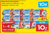 Heringsfilets Angebote von Rügenfisch bei Netto Marken-Discount Cottbus für 1,89 €