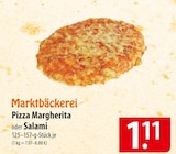 Aktuelles Pizza Margherita oder Salami Angebot bei famila Nordost in Lübeck ab 1,11 €