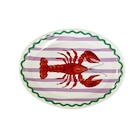 Plateau plastique oval homard en promo chez B&M Trappes à 1,48 €