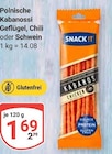 Aktuelles Polnische Kabanossi Geflügel Angebot bei GLOBUS in Halle (Saale) ab 1,69 €