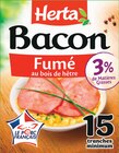 Bacon Fumé 15 Tranches - HERTA dans le catalogue Intermarché Hyper