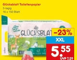 Glücksblatt Toilettenpapier von  im aktuellen Netto Marken-Discount Prospekt für 5,55 €