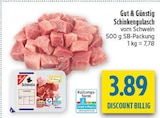 Schinkengulasch vom Schwein Angebote bei diska Coburg für 3,89 €