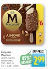 Magnum Almond Angebote von Langnese bei EDEKA Schwäbisch Hall für 2,99 €
