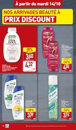 Prix et réduction L'Oréal dans le prospectus Aldi en cours Offre L'Oréal dans le catalogue Aldi du moment à la page 16