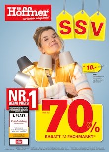 Aktueller Höffner Prospekt "SSV" Seite 1 von 28 Seiten