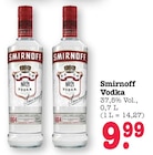 Vodka Angebote von Smirnoff bei E center Offenbach für 9,99 €