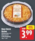 Rührkuchen Art Bienenstich von Unser Bester für 3,99 € bei E center im Angebot Rührkuchen Art Bienenstich von Unser Bester im aktuellen E center Prospekt