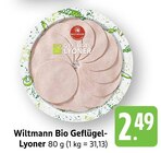 Bio Geflügel-Lyoner im Angebot bei E center in Worms Bio Geflügel-Lyoner Angebote von Wiltmann bei E center Worms für 2,49 €