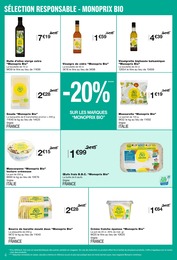 Prix et réduction Mascarpone dans le prospectus Monoprix en cours Offre Mascarpone dans le catalogue Monoprix du moment à la page 4