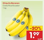 Bananen im Netto Marken-Discount Prospekt zum Preis von 1,99 €