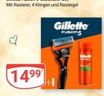Fusion 5 Geschenk Set Angebote von Gillette bei GLOBUS Plauen für 14,99 €