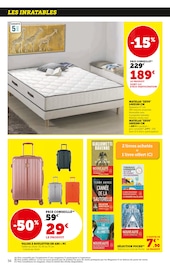 Matelas Angebote im Prospekt "LES PRIX BAS sélection Beauté" von Hyper U Matelas Angebote im Prospekt "LES PRIX BAS sélection Beauté" von Hyper U auf Seite 36