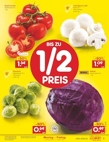 Tomaten im aktuellen Netto Marken-Discount Prospekt (Mannheim) Tomaten im Netto Marken-Discount Prospekt "Aktuelle Angebote" mit 65 Seiten (Mannheim)