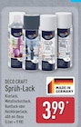 Sprüh-Lack Klarlack von DECO CRAFT für 3,99 € bei ALDI Nord im Angebot Sprüh-Lack Klarlack von DECO CRAFT im aktuellen ALDI Nord Prospekt