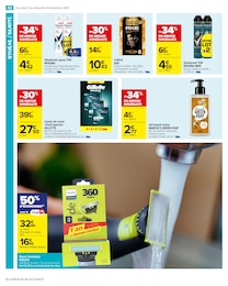 Prix et réduction Rasoir dans le prospectus Carrefour Market en cours Offre Rasoir dans le catalogue Carrefour Market du moment à la page 44
