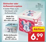 Sitzhocker oder Aufbewahrungsbox Angebote von Disney Mickey Mouse bei Netto Marken-Discount Frankenthal für 6,99 €